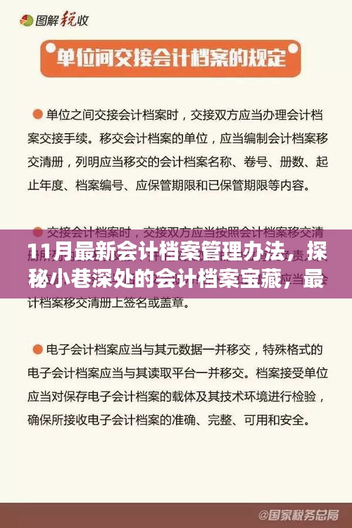 探秘最新會(huì)計(jì)檔案管理辦法，小巷深處的寶藏與獨(dú)特故事揭秘