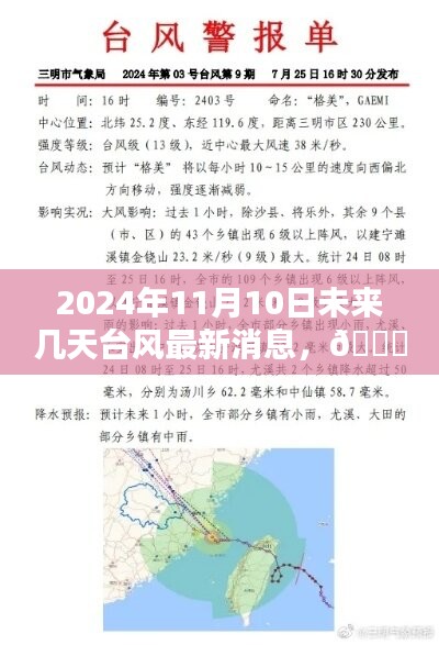 2024年11月10日及未來數(shù)日臺風(fēng)動態(tài)，最新消息與全面解析