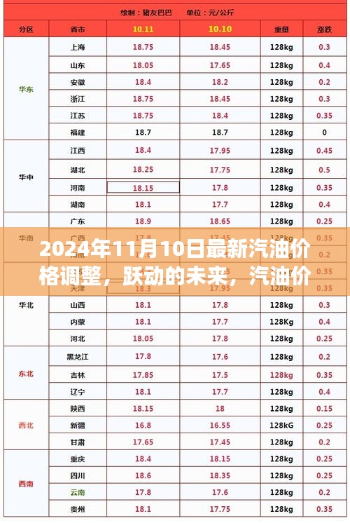 躍動的未來，汽油價格調(diào)整背后的勵志故事與力量，2024年最新動態(tài)