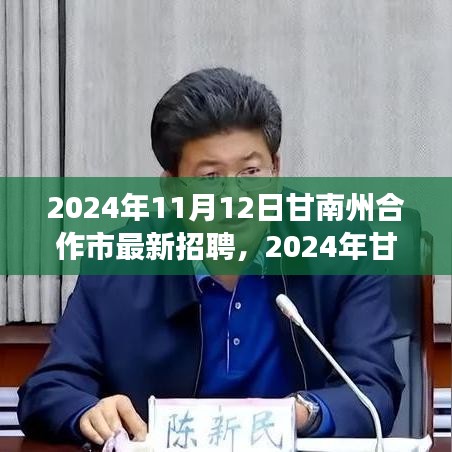 2024年甘南州合作市最新招聘盛會，職業(yè)發(fā)展的理想舞臺開啟