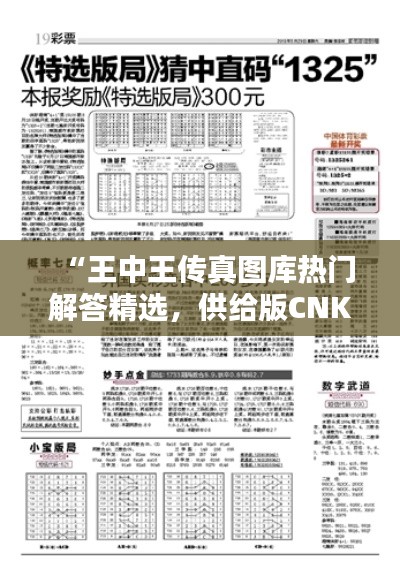 “王中王傳真圖庫(kù)熱門(mén)解答精選，供給版CNK575.39”