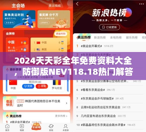 2024天天彩全年免費(fèi)資料大全，防御版NEV118.18熱門解答匯總