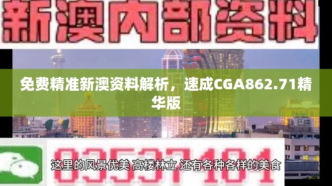 免費(fèi)精準(zhǔn)新澳資料解析，速成CGA862.71精華版