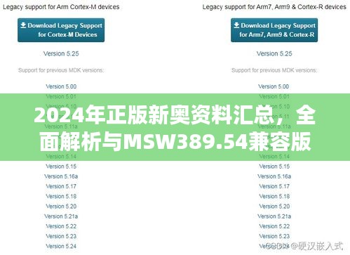 2024年正版新奧資料匯總，全面解析與MSW389.54兼容版