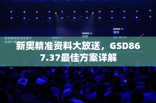 新奧精準(zhǔn)資料大放送，GSD867.37最佳方案詳解