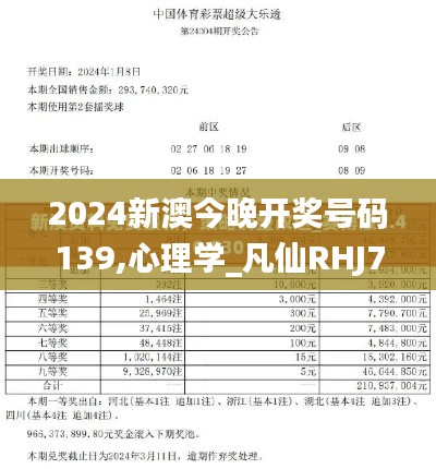 2024新澳今晚開獎號碼139,心理學(xué)_凡仙RHJ71.03