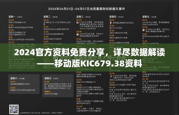 2024官方資料免費(fèi)分享，詳盡數(shù)據(jù)解讀——移動版KIC679.38資料