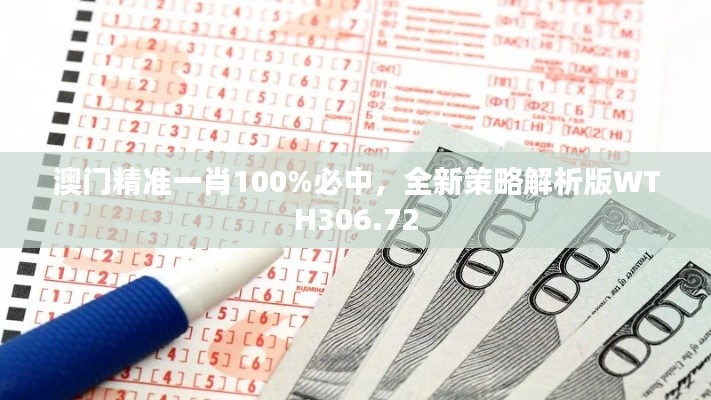 澳門精準(zhǔn)一肖100%必中，全新策略解析版WTH306.72