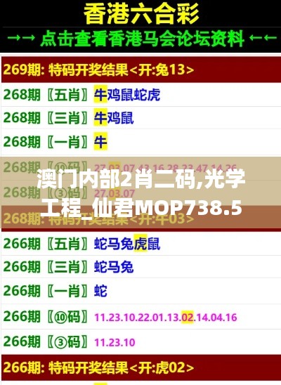 澳門內(nèi)部2肖二碼,光學工程_仙君MOP738.57