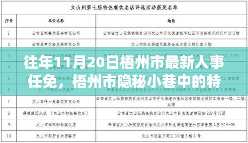 梧州市人事任免與隱秘小巷的特色小店，人事變遷背后的驚喜邂逅之旅