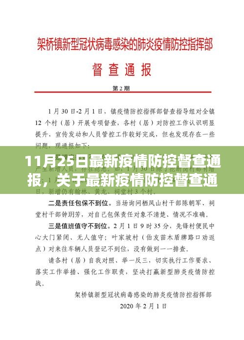 聚焦要點解讀，最新疫情防控督查通報分析（11月25日版）