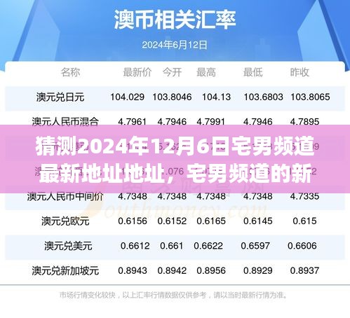 揭秘宅男頻道新旅程，預(yù)測(cè)2024年12月6日神秘新地址約定