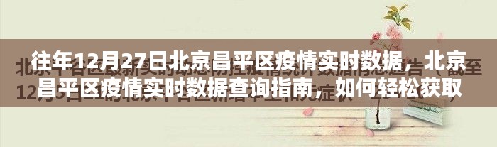 北京昌平區(qū)往年12月27日疫情實時數(shù)據(jù)查詢指南及獲取方法解析