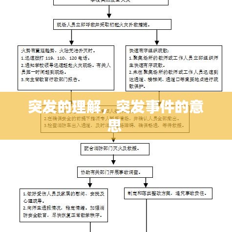 突發(fā)的理解，突發(fā)事件的意思 