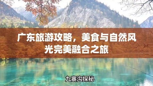 廣東旅游攻略，美食與自然風光完美融合之旅