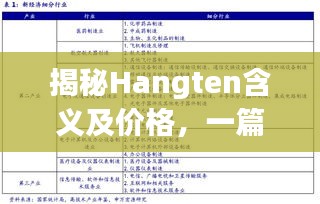 揭秘Hangten含義及價格，一篇文章帶你了解透徹！